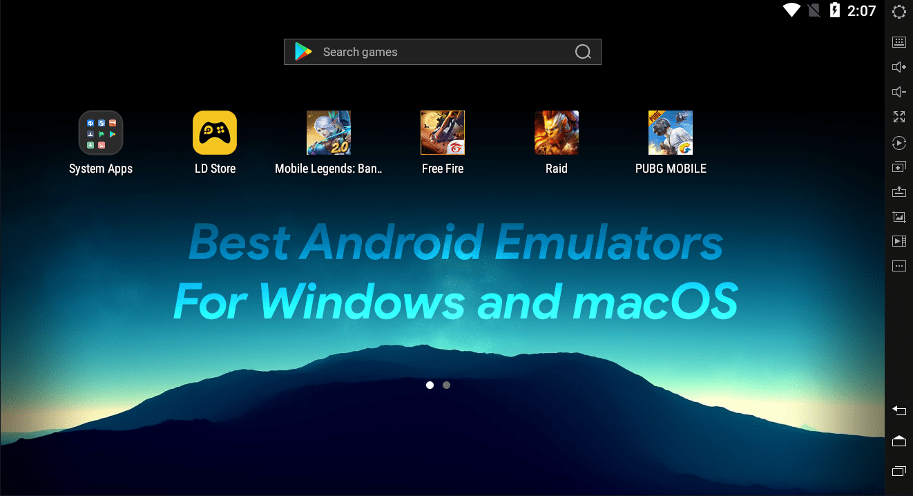 emulator storage android mac